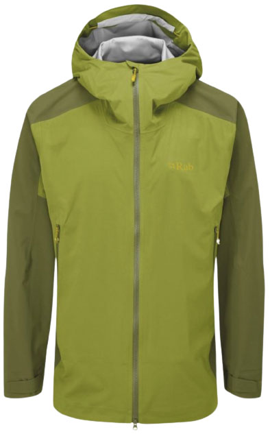 Rab Kinetic Alpine 2.0 hardshell jacket (green)