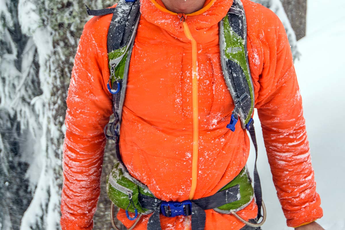 Patagonia Nano-Air jacket water and snow resistance