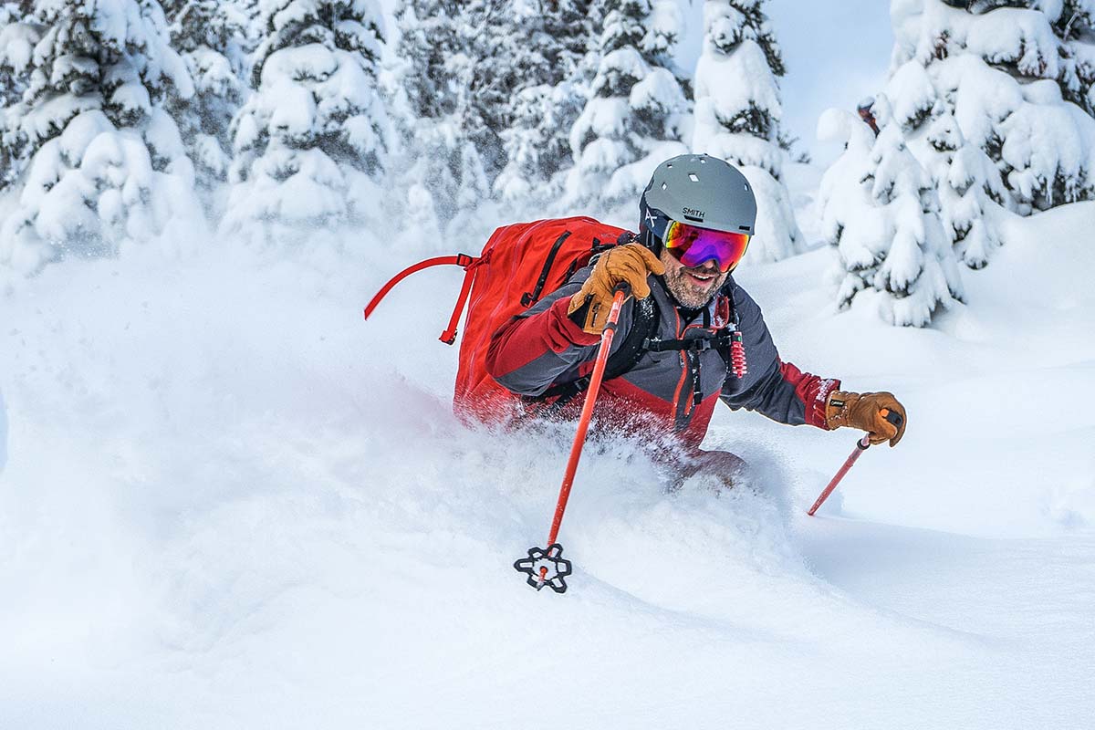 Outdoor Research Hemispheres Bib (skiing in deep powder)