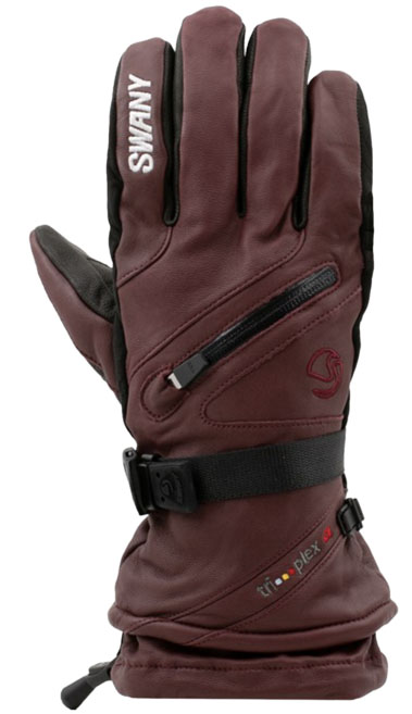Swany X-Cell 2.0 ski glove (maroon)