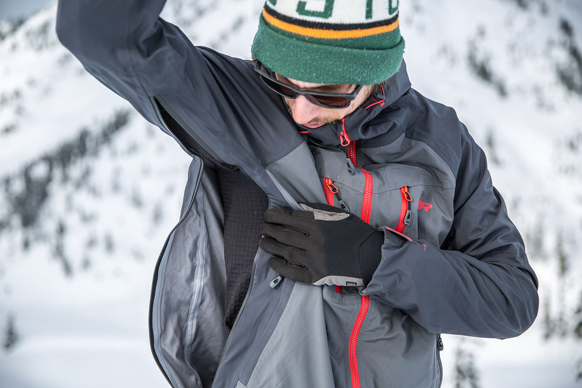 Men's Winter Ski Jacket Mountain Waterproof Warm Insulated Snow Coats Cold Weather Windproof Snowboard Parka 