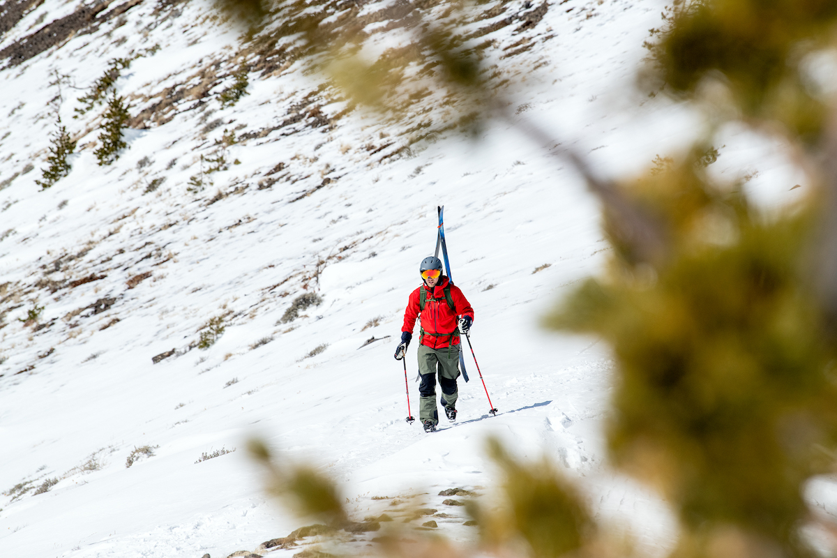 Ski jacket (hiking in sidecountry)