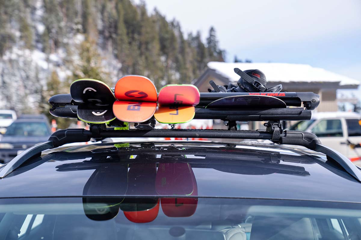 Ski Board Roof Carrier Fit Most Vehicles Equipped Crossbar DrsportsUSA 33 Aluminum Universal Car Rack Carrier Ski roof Racks Snowboard Racks 