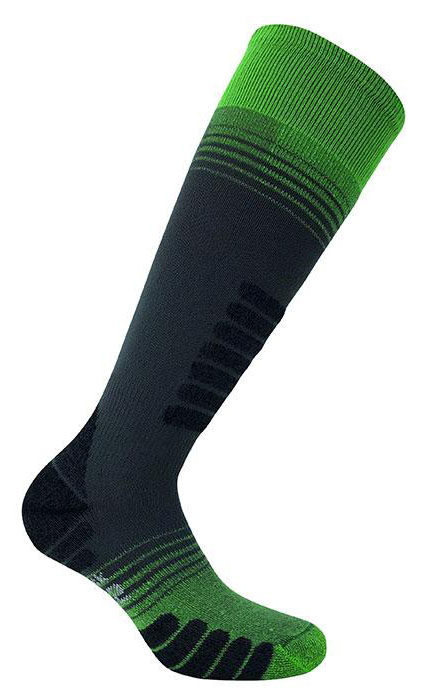 & 7-12 13-15 Bonjour 4 Pairs Mens Long Hose High Performance Fully Cushioned SKI Socks Available in sizes 