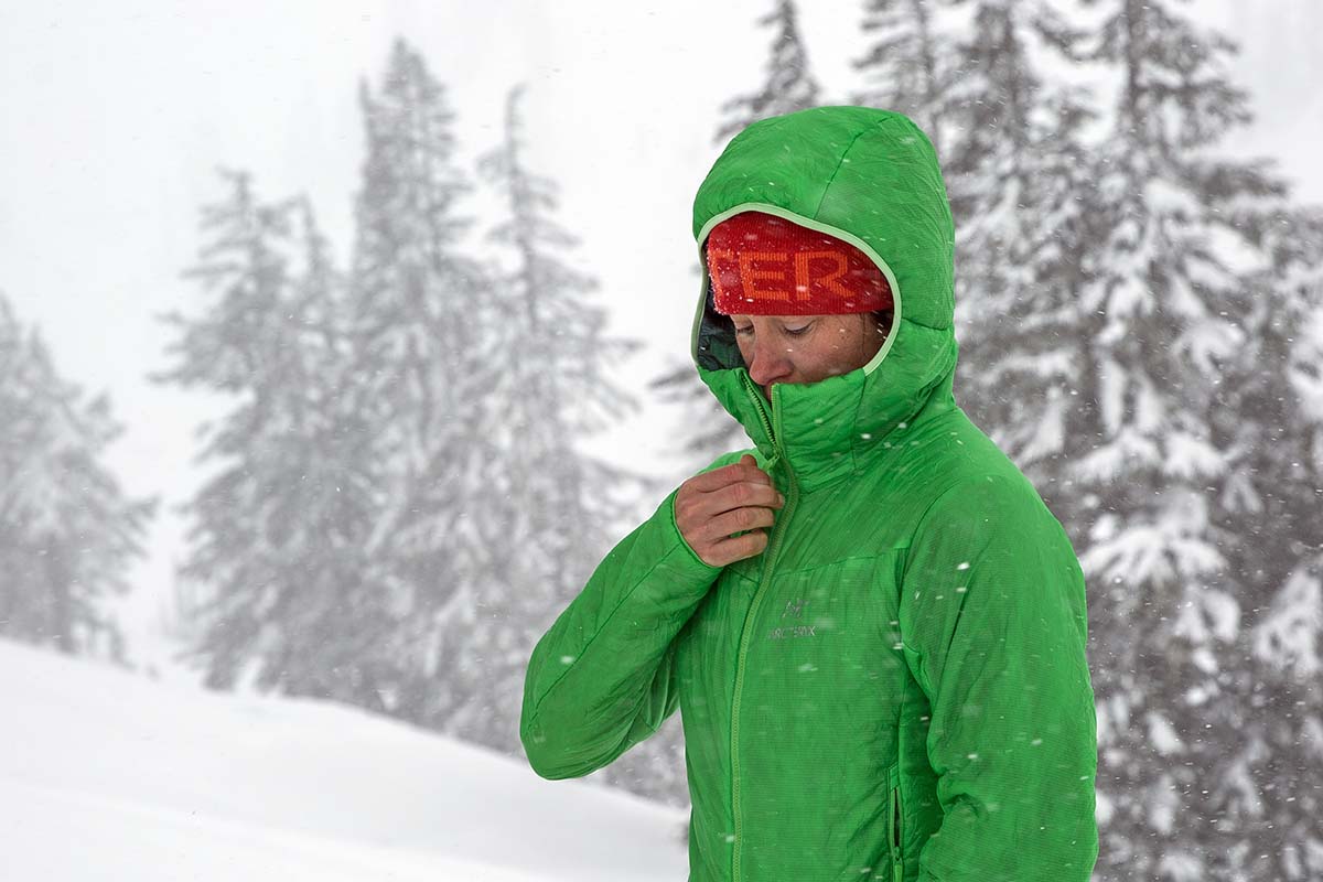 Arc'teryx Nuclei FL synthetic insulated jacket (hood)