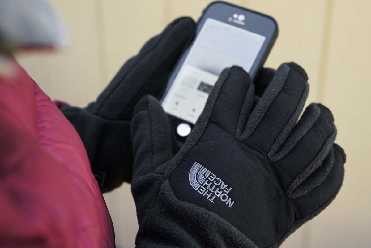 Winter Gloves (touchscreen with The North Face Denali Etip Sensor Gloves)