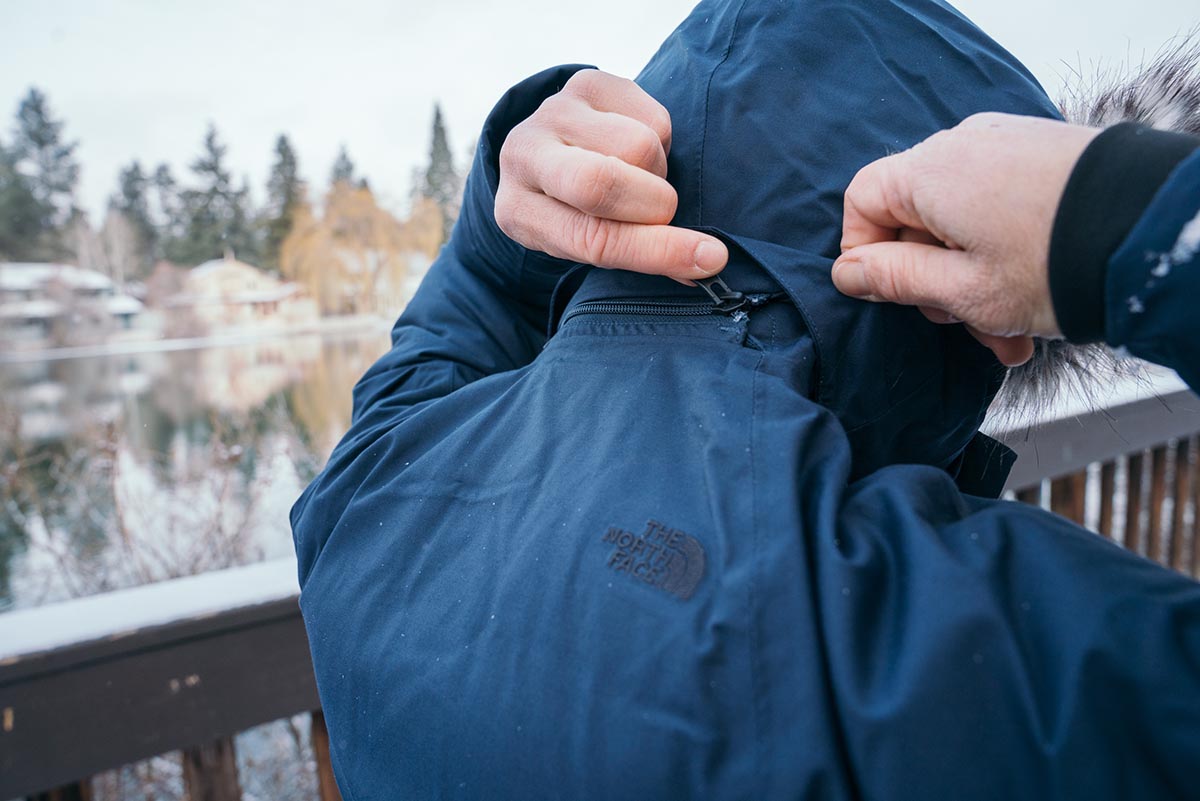 Mens Hooded Coat Thick Fleece Lined Jacket Outdoor Sweatshirt Winter Outwear