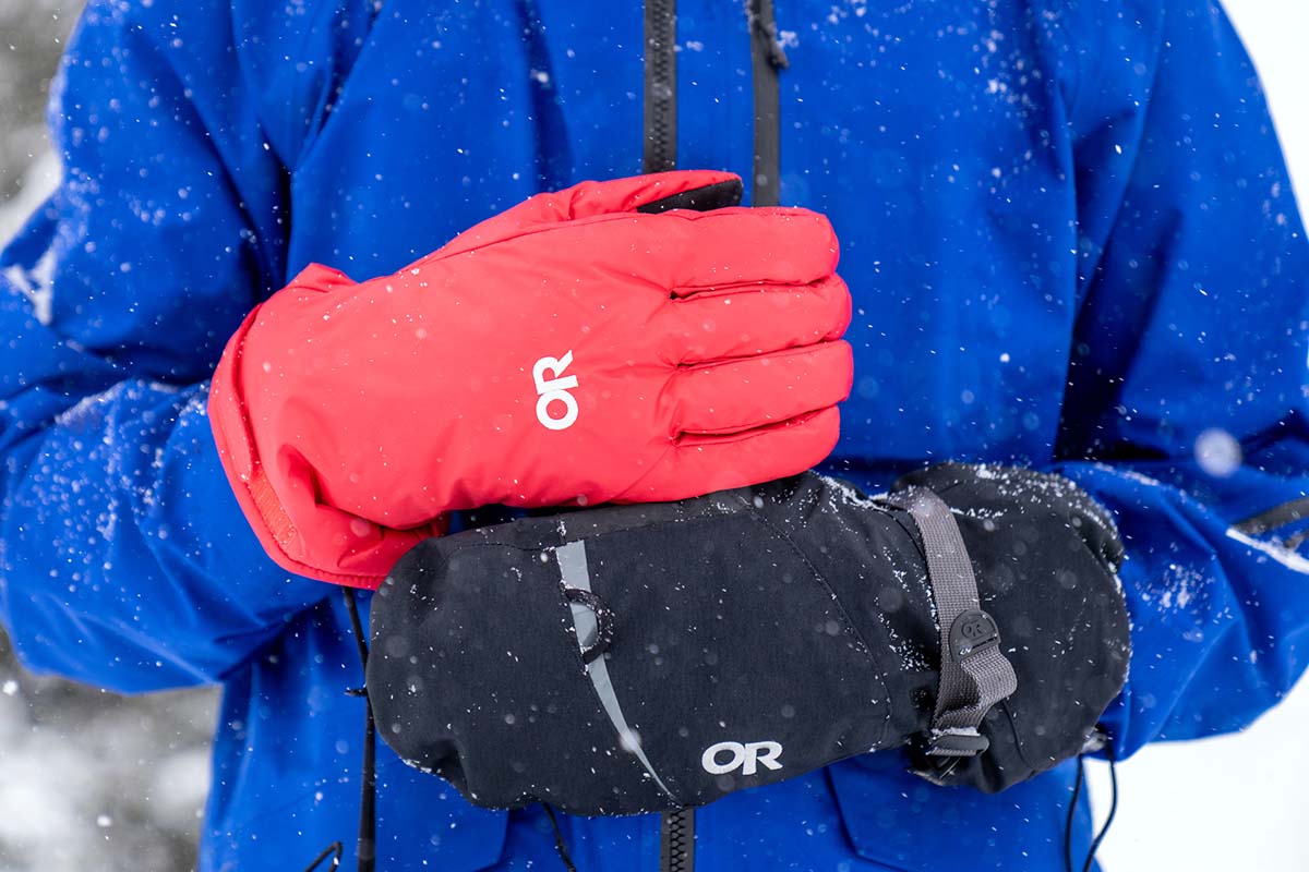 Outdoor Research Mt. Baker GTX Mitt shell and liner (snowboarding gloves and mittens)