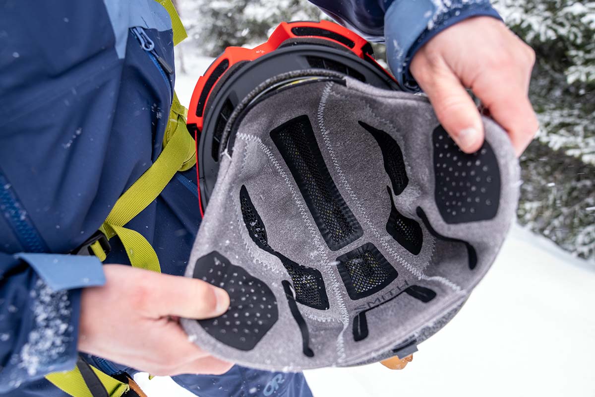 Smith Vantage snowboard helmet (plush padded liner)