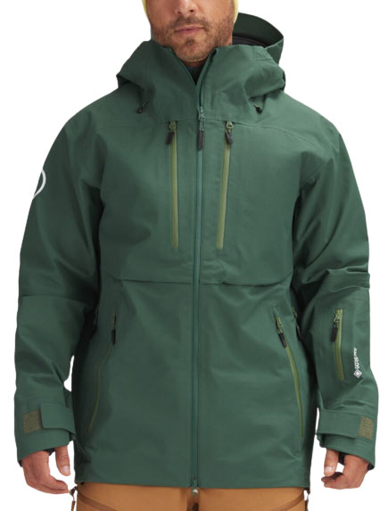 Backcountry Cottonwoods snowboard jacket (Green)