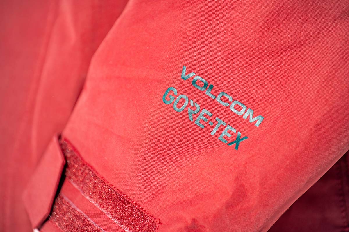 Snowboard Jacket (Gore-Tex label closeup)