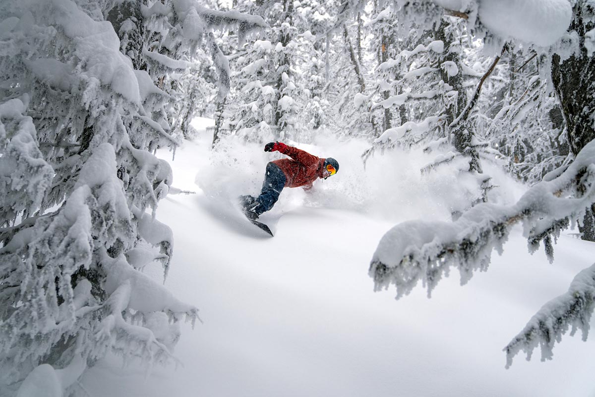 Snowboard jackets (powder carve with Jones Shralpinist)