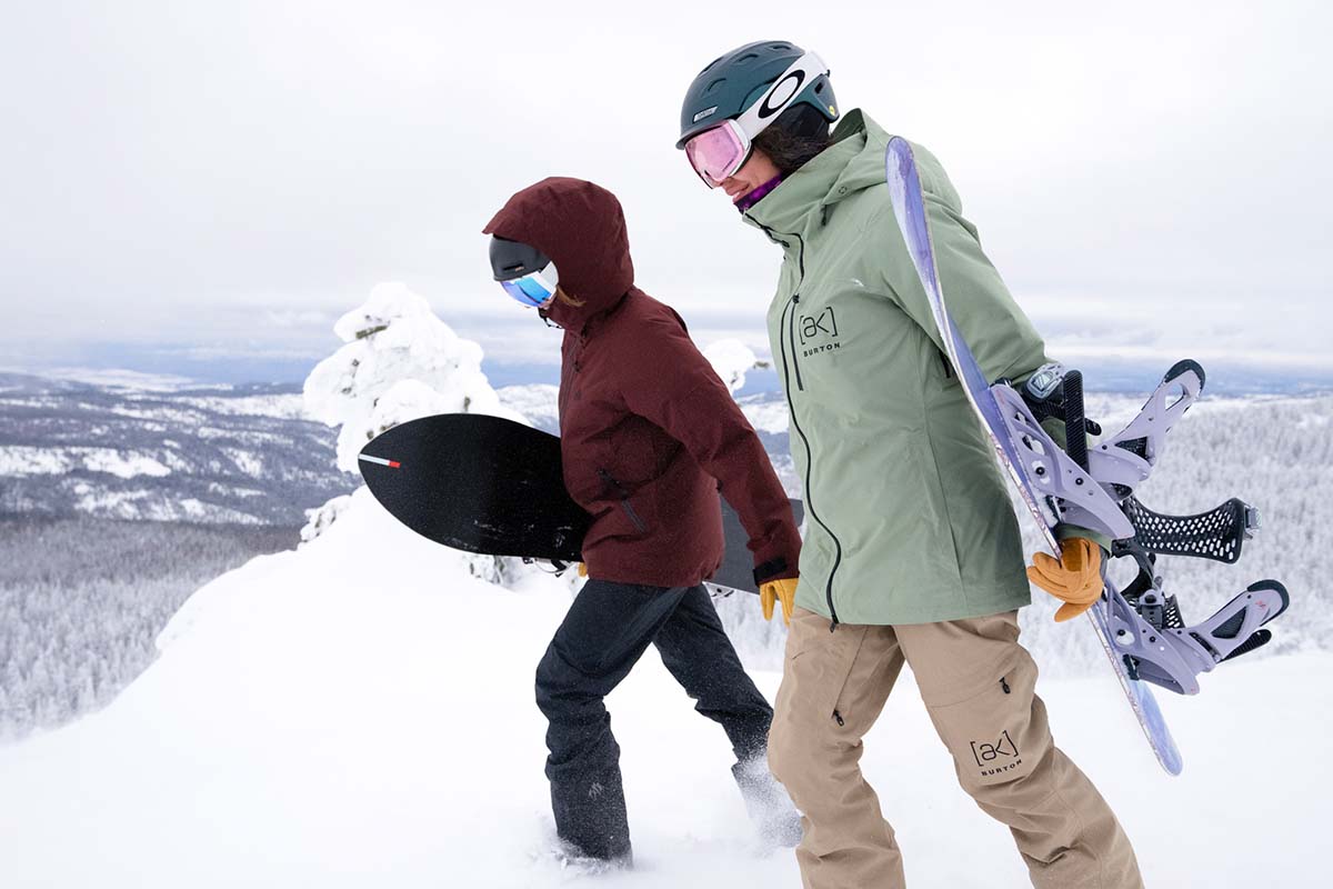 Snowboard pant durability (walking to sidecountry)