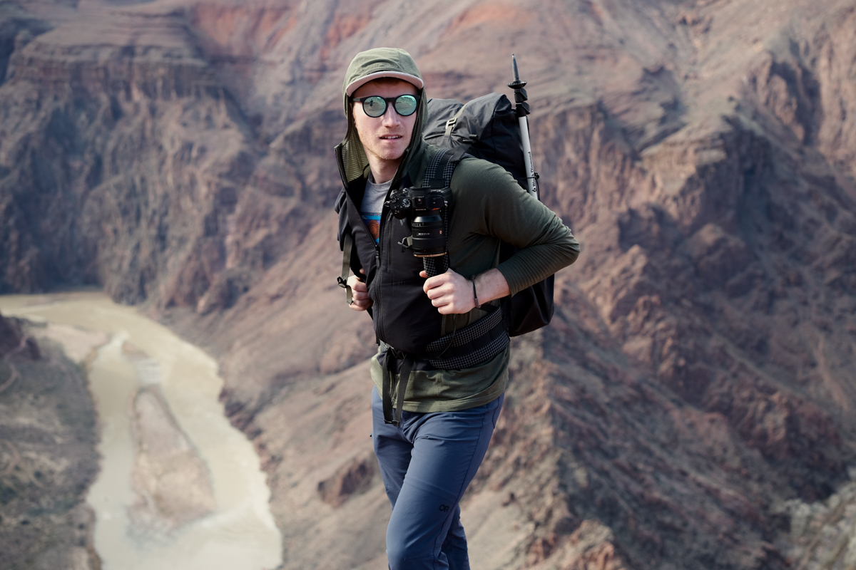 Sports sunglasses (hiking in sunglasses)