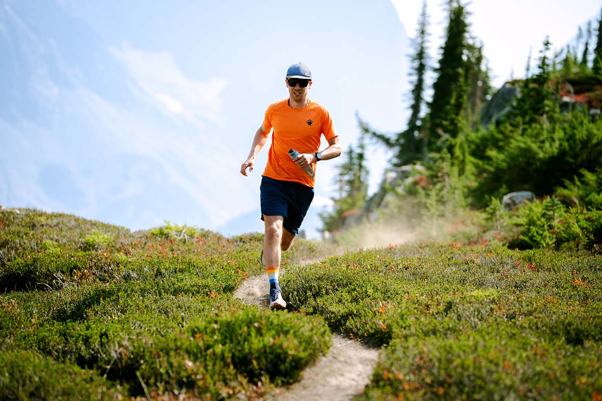 Trail running in the Brooks Cascadia shoe