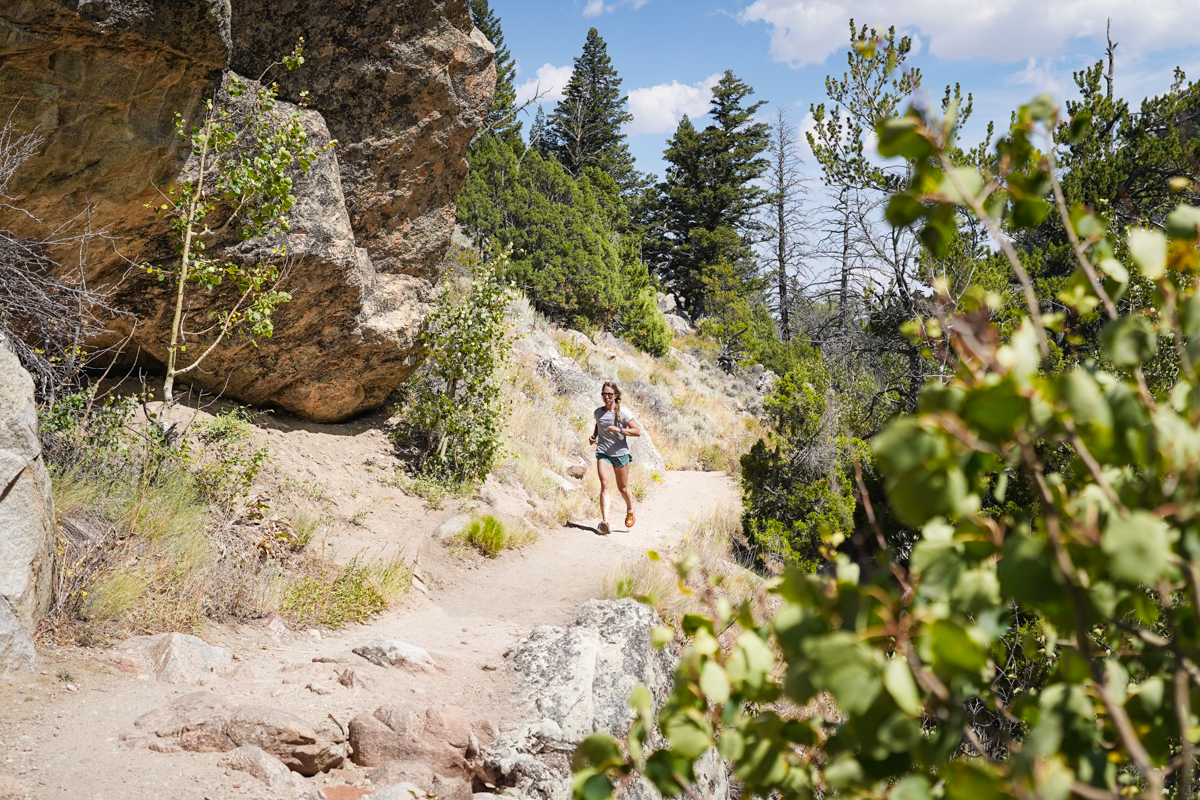 Trail Running Shoes (Running in a hot environment in Wyoming)