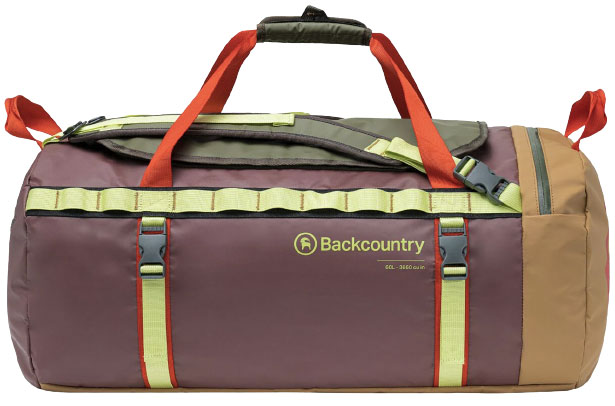 Backcountry All Around 60L duffel bag (cinnamon)