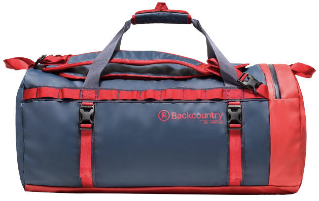 Backcountry All-around 60L duffel bag (blue red)