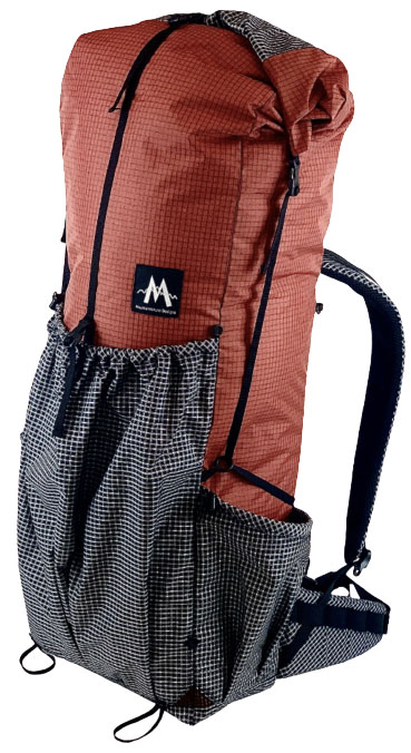 Mountain Laurel Designs Exodus 55L frameless ultralight backpack