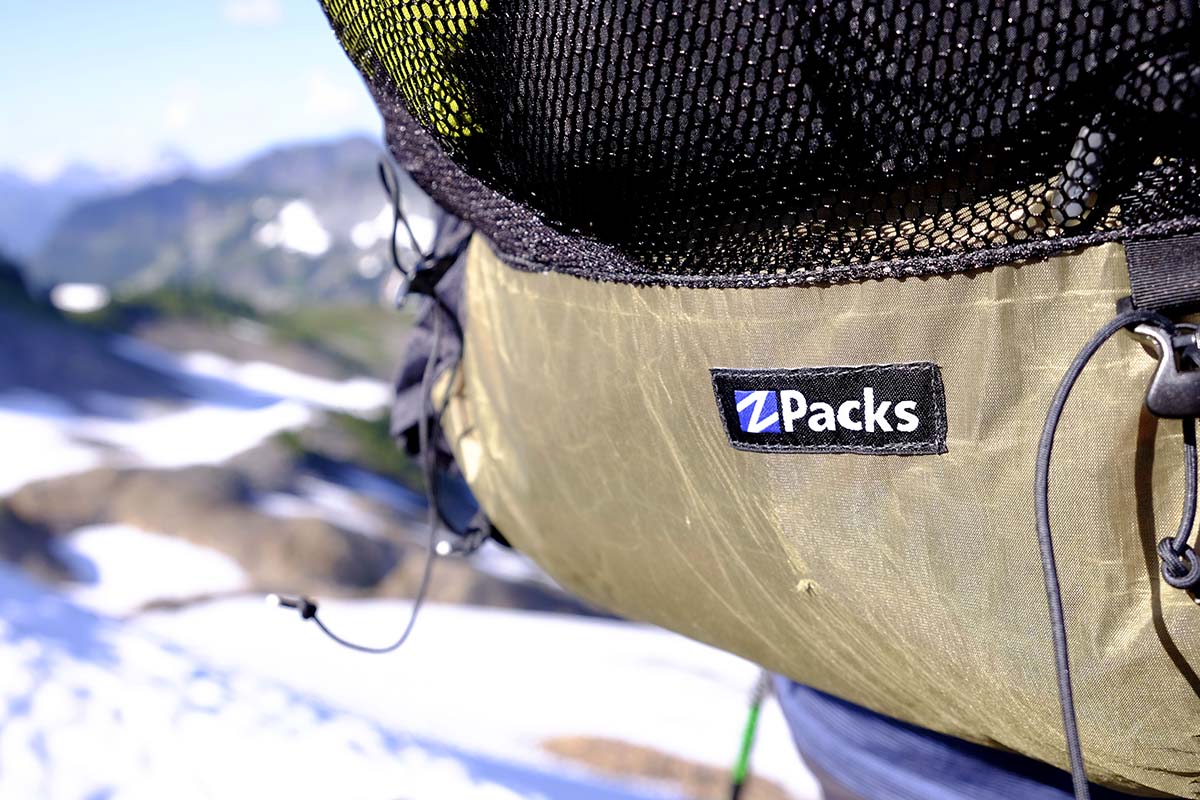 Zpacks Arc Blast 55L ultralight backpack (logo)