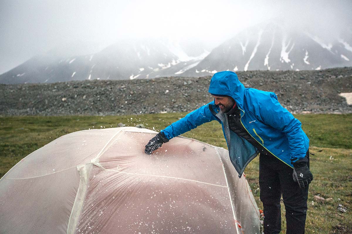 Big Agnes Copper Spur Platinum freestanding backpacking tent (weather protection)