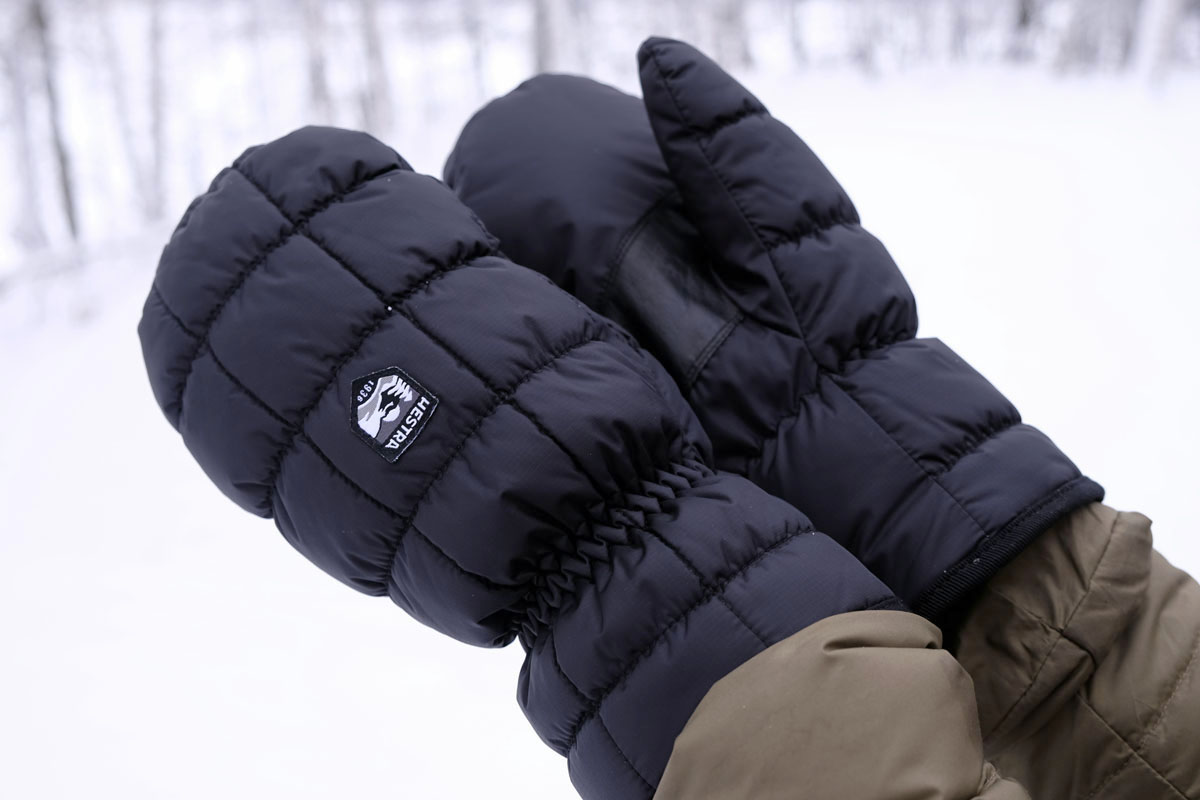 Winter gloves (Hestra down mittens)