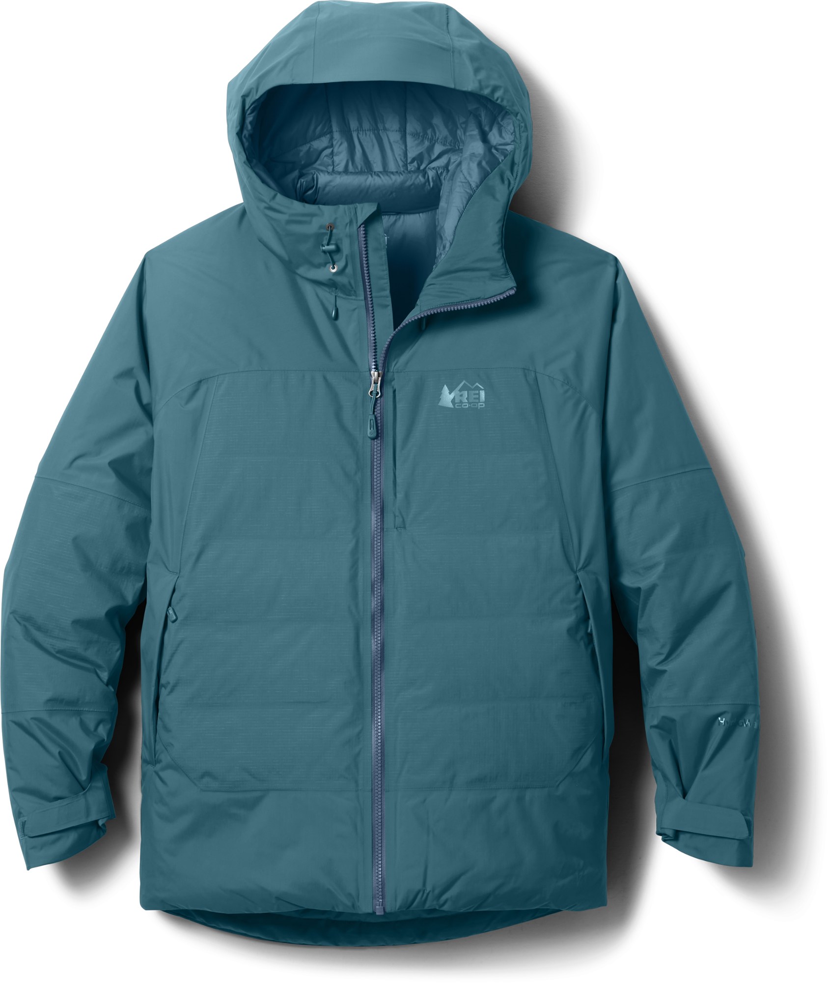 Zimaes-Men Ultra Lightweight Packable V-Neck Winter Parka Jacket Coat Outwear 