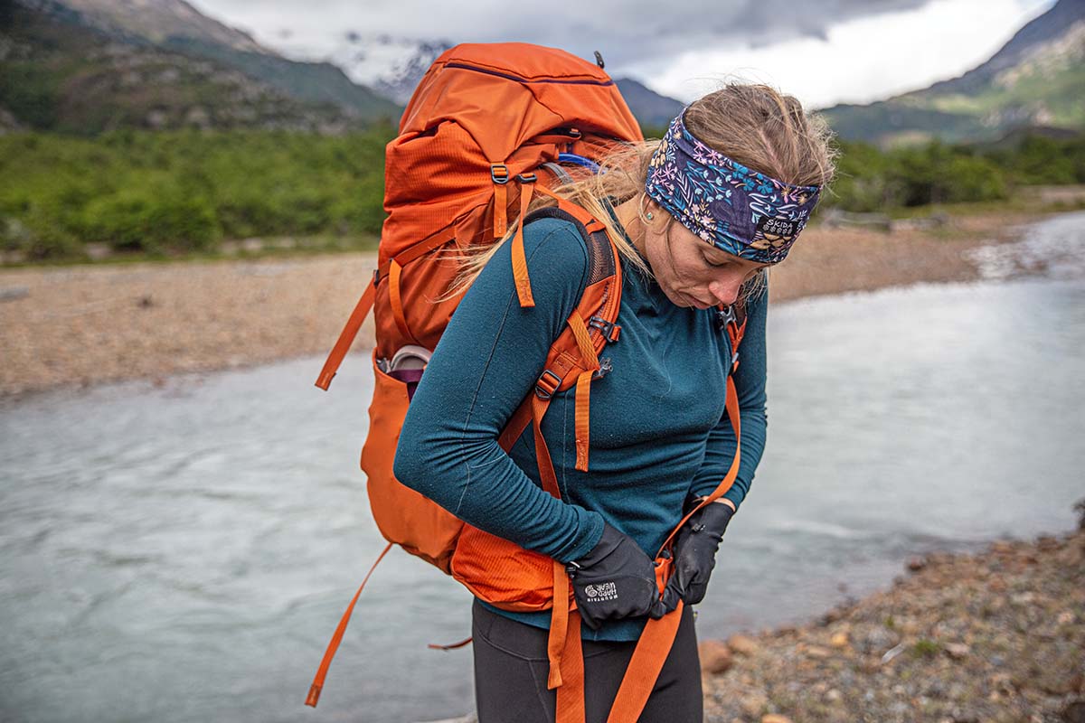 Woman Backpacks