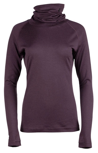 Ridge Merino Aspect Merino Wool High Neck Top (women's baselayers)