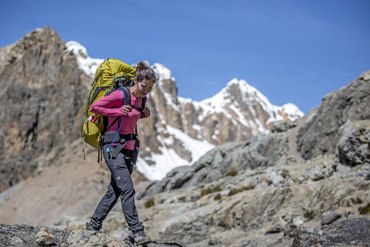 Women's baselayer (backpacking in mountains)