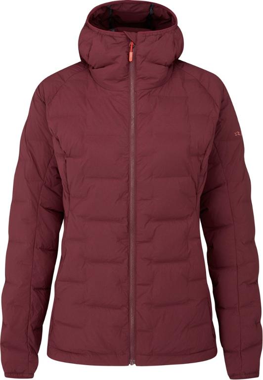 Hawiton Womens Lightweight Insulated Packable Jacket Hooded Down Jackets Parkas Red 