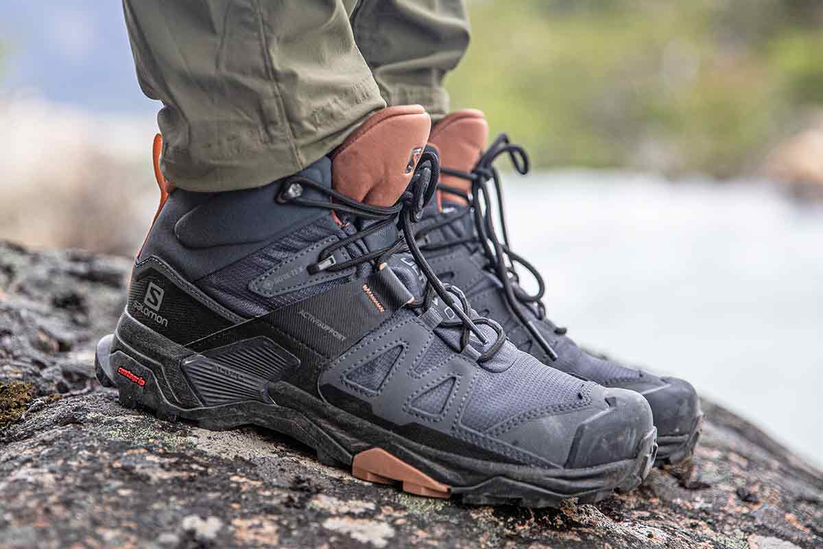 XRF Mens Womens Hiking Boots Lightweight Trekking Walking Shoes 