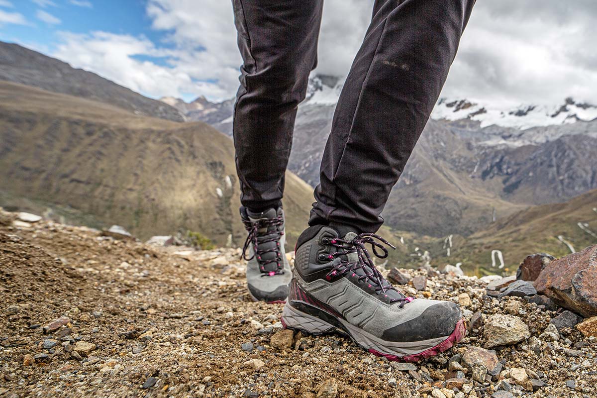 Scarpa Rush Trk GTX women's hiking boot (close up)