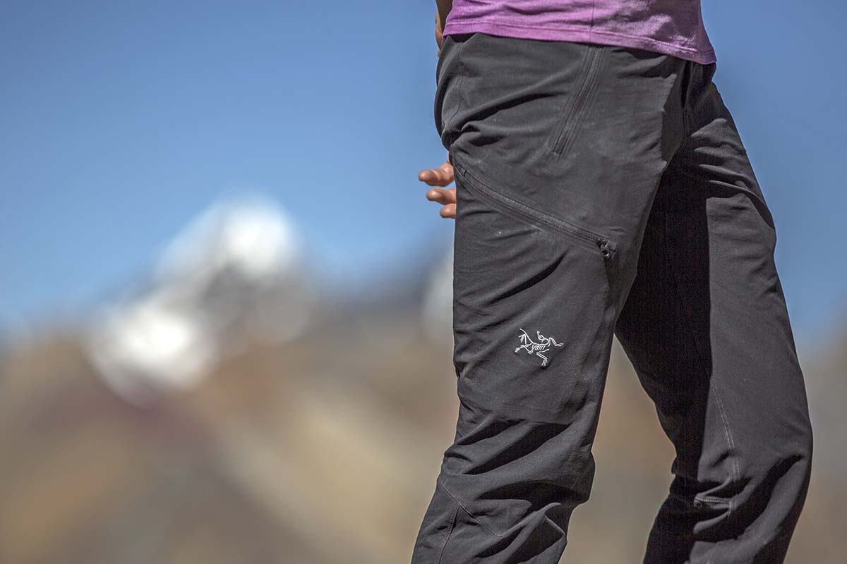 Arc'teryx Gamma Pant pockets (women's hiking pants)