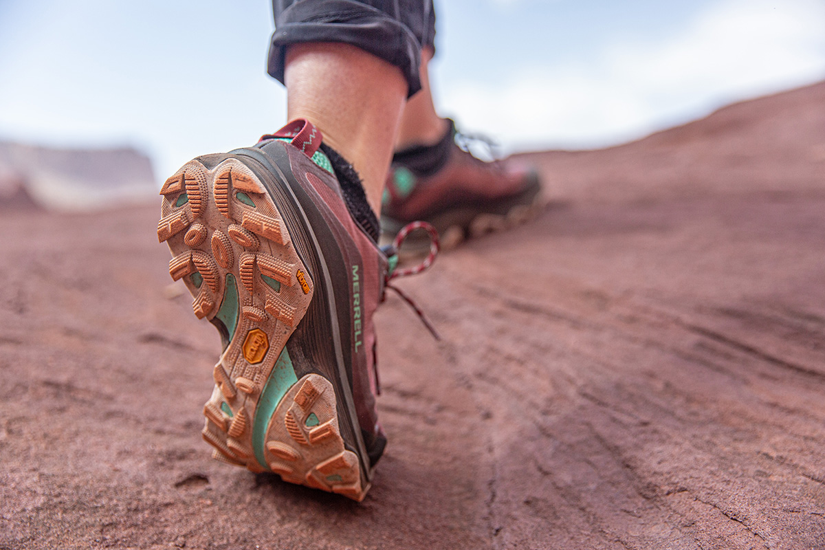 Merrell Moab Speed Low women's hiking shoes (traction on sandstone)