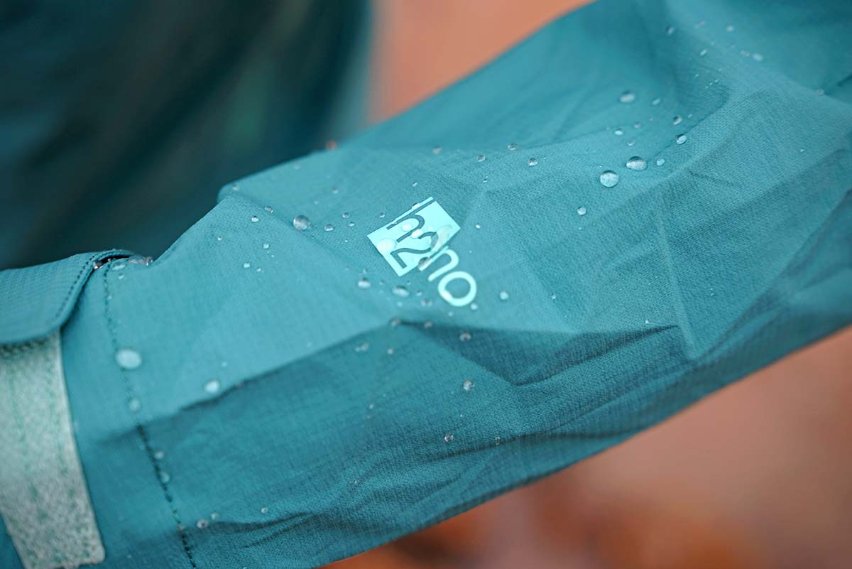 Patagonia H2No Performance Standard waterproofing (women's rain jacket)
