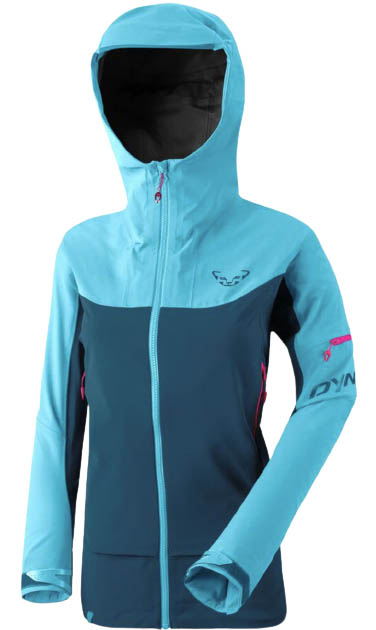 Dynafit Beast Hybrid softshell women's ski jacket (blue)