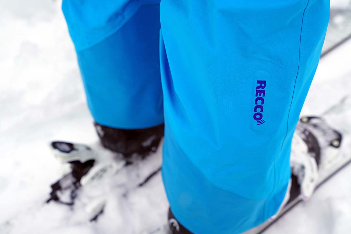 Ski pants (RECCO reflector on Patagonia PowSlayer)