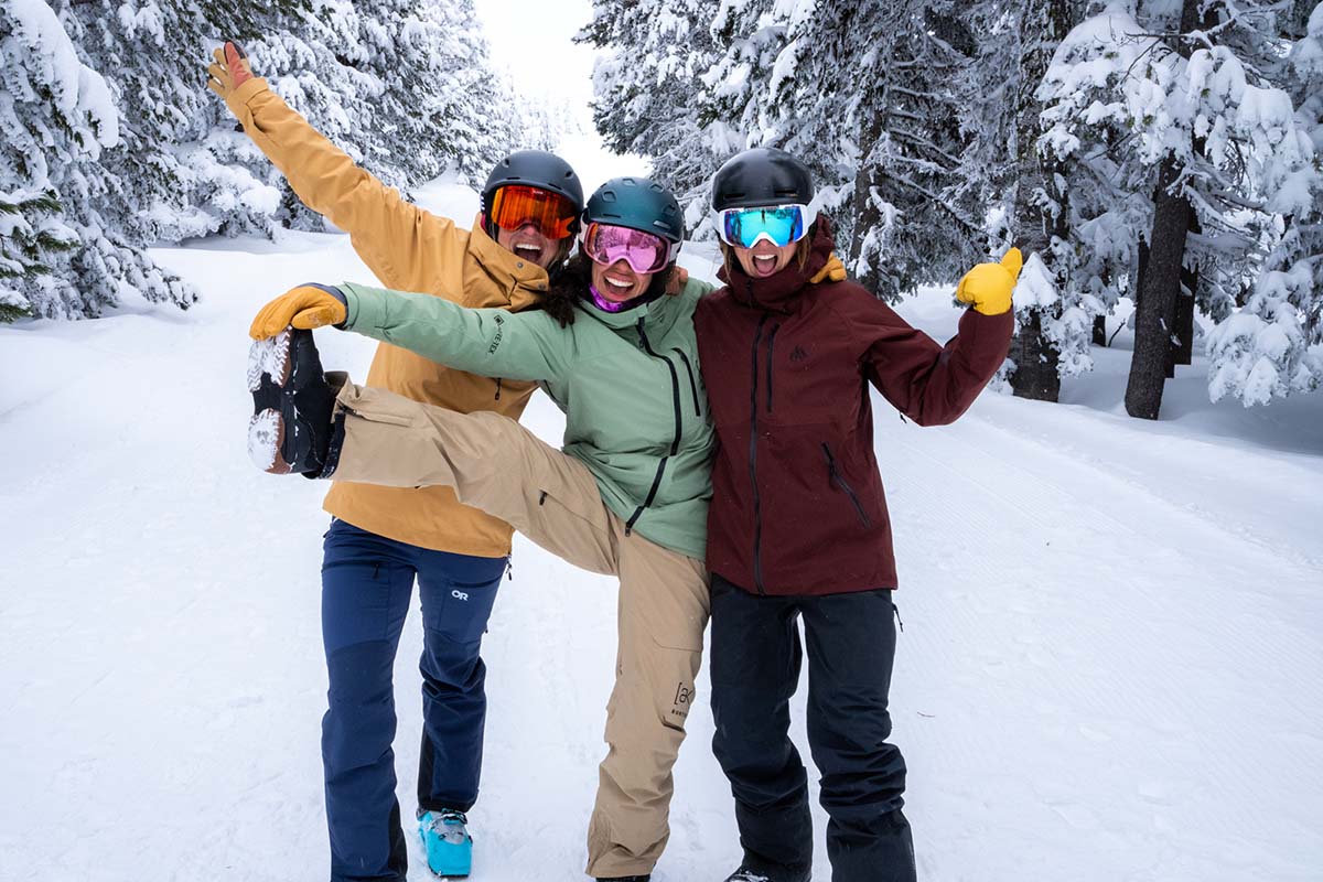 Women's ski and snowboard jackets