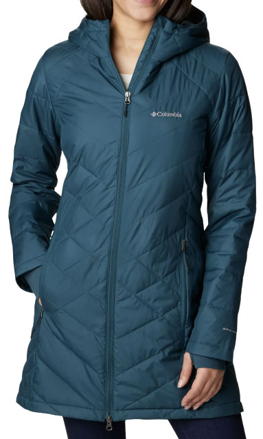 Columbia Heavenly Long Hooded Jacket (women's synthetic insulated jacket)