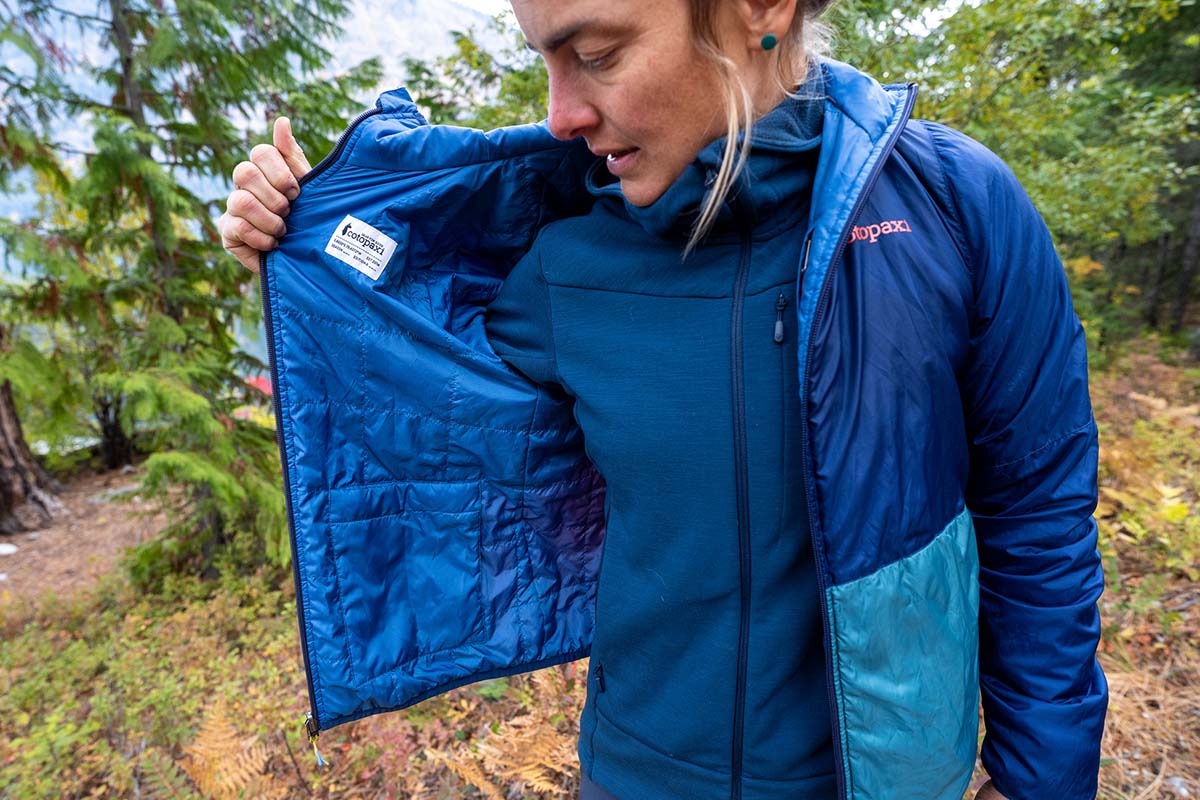 Cotopaxi Teca Calido synthetic jacket (reversible design)