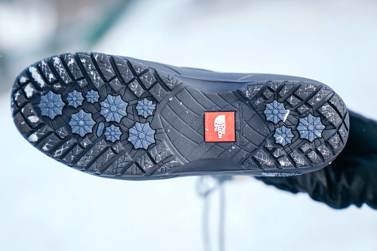 The North Face Shellista II outsole (women's winter boots)