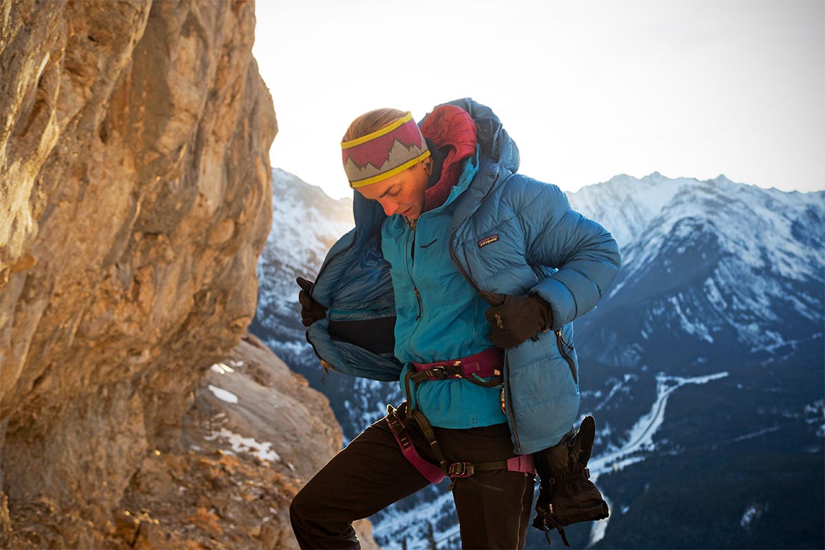 Winter jacket (Patagonia Fitz Roy Parka layering)