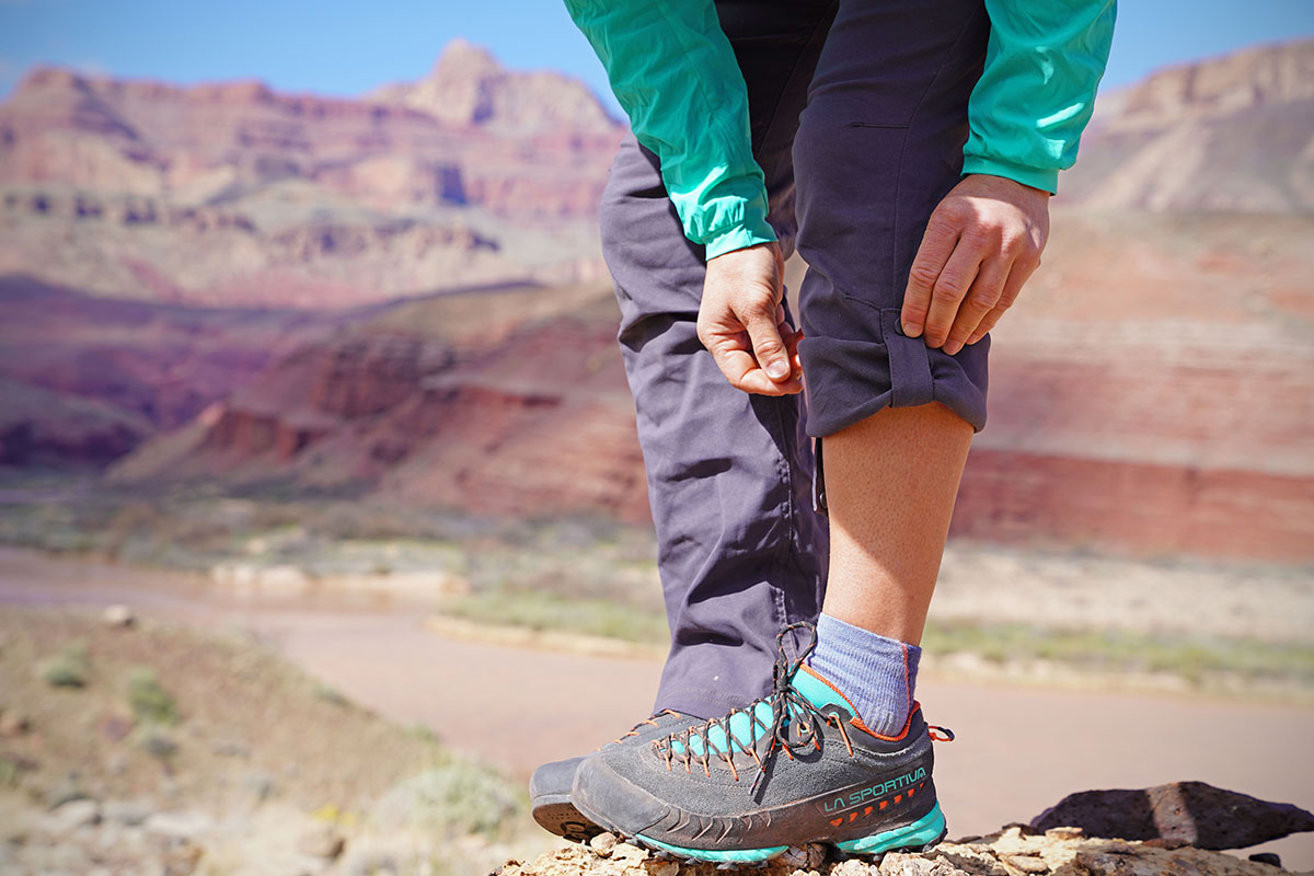 Day Hiking Checklist (Prana Halle hiking pant leg rollup)