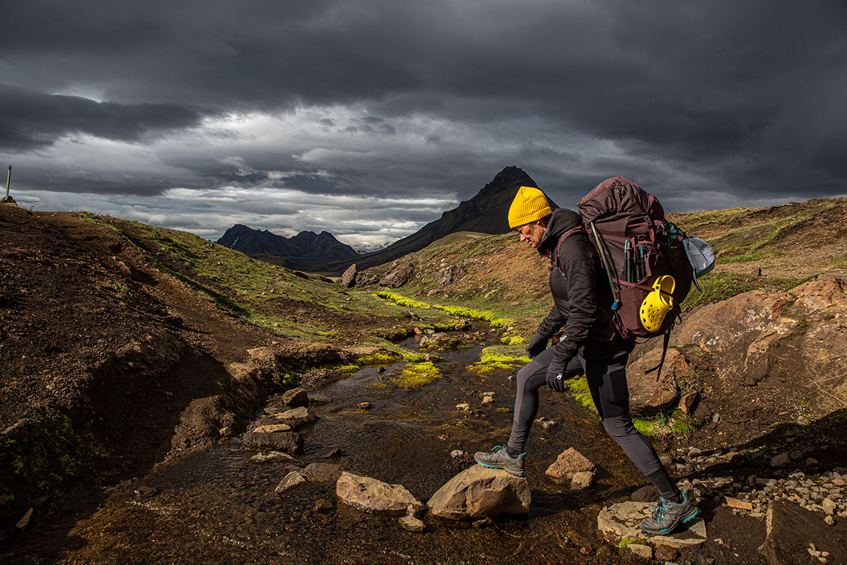 AKU Rocket DFS GTX hiking shoes (creek crossing)