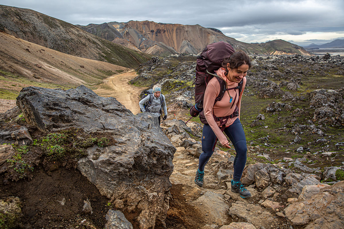 AKU Rocket DFS GTX hiking shoes (hiking in Iceland)