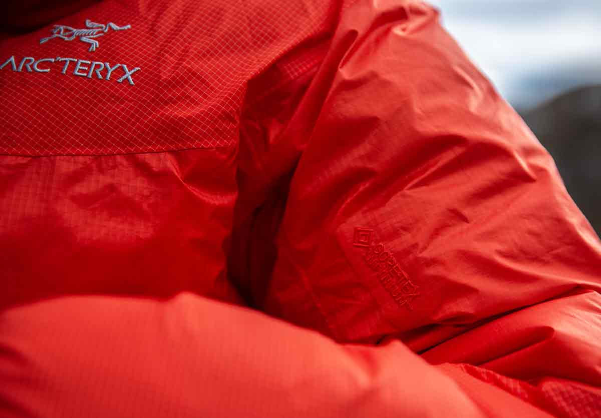 Arc'teryx Alpha Parka (closeup of fabric)