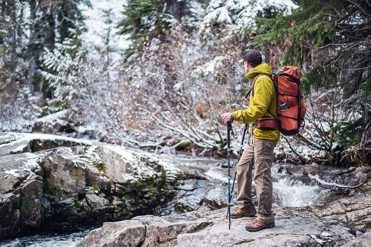 Arc'teryx Atom LT Hoody (standing next to river)