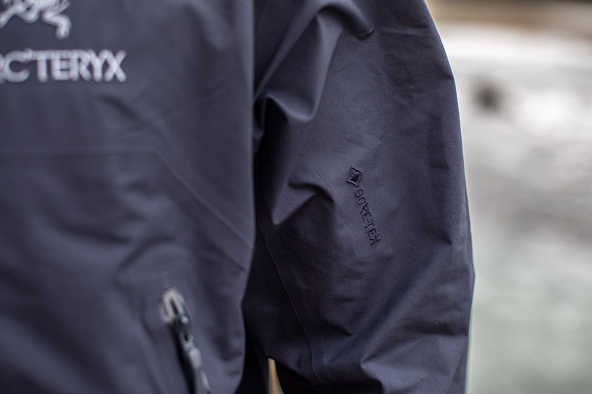 Arc’teryx Beta Jacket (Gore-Tex logo closeup)