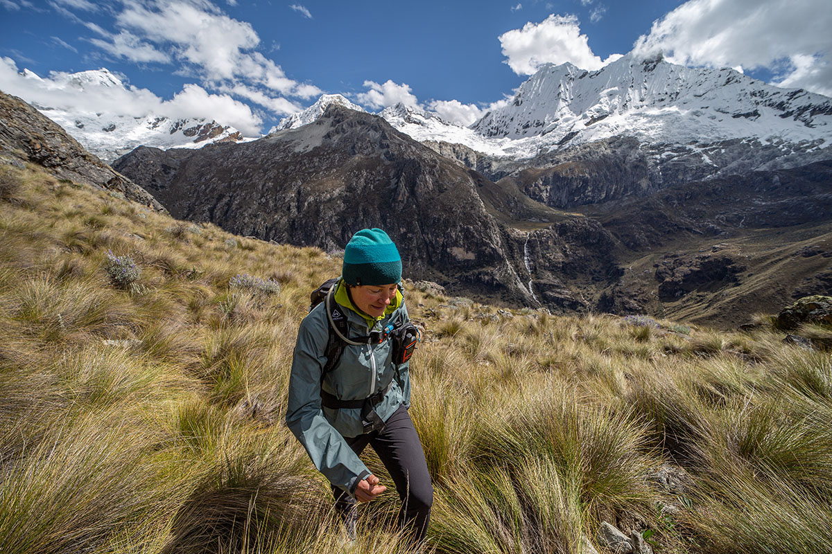 Arc'teryx Beta LT Hadron Jacket (hiking through tall grass)